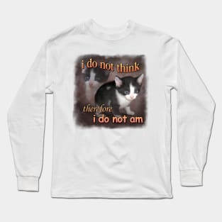 Cat Meme Long Sleeve T-Shirt